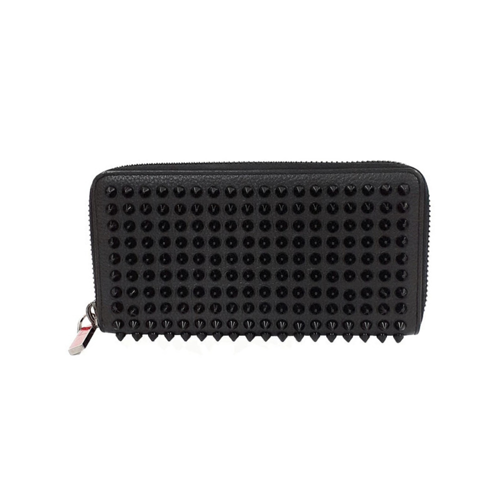 Christian Louboutin Panettone Studded Round Zipper Long Wallet